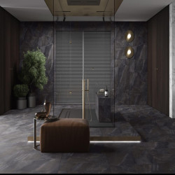 Gresie Portelanata Dunca Ronda Black Mat 121x60.5 Cm Cal I Rectificata Interior/exterior (1.464mp/cut)