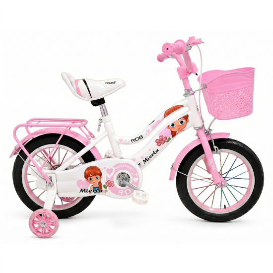 Bicicleta Copii Rdb 14 Inch Mierla Roz Rac-777404