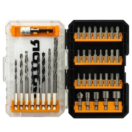 Set Biti Tubulare Si Burghie 38 Piese Rotor Rbb38