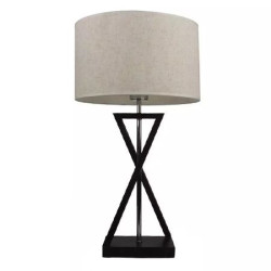 Lampa Noptiera E27 Abajur Ivory - Rotund