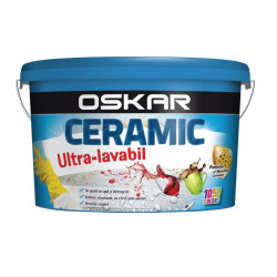 Vopsea Lavabila Oskar Ceramic Satin Ultra Lavabil Interior Alb 8.5l Vopsea Lavabila Oskar Ceramic Satin Ultra Lavabil Interior Alb 8.5l
