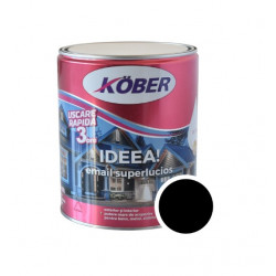 Pachet Promo Kober Email Ideea Negru E51900-c4l 4l + Diluant Pt Produse Alchidice D551 - P0.5l