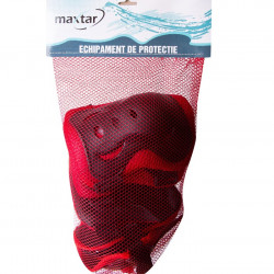 Maxtar Set Protectii Coate Genunchi Si Brate Marime M Rosu