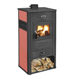 Soba Termoflame Tip Centrala Rosu