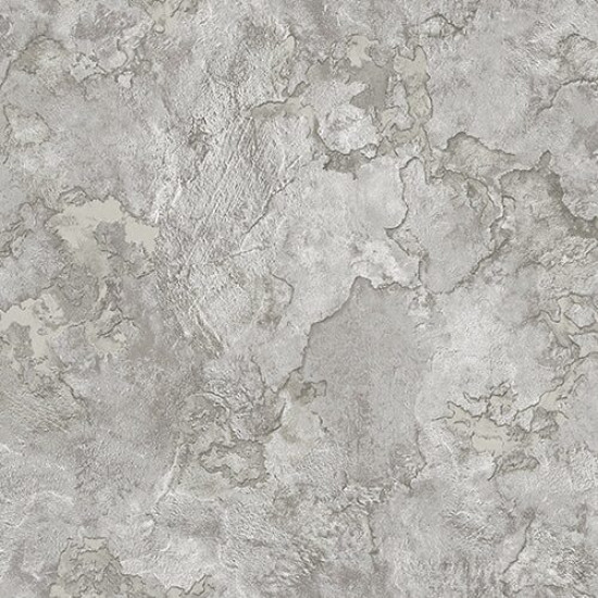 Tapet Vinil Superlavabil Antibacterian Ignifug Model Stucco Gri Icon 24109-2 10.6 Mp/rola