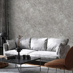 Tapet Vinil Superlavabil Antibacterian Ignifug Model Stucco Gri Icon 24109-2 10.6 Mp/rola