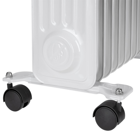 Radiator Cu Ulei Teesa 13 Elementi 2500w 3 Trepte Alb Tsa8056