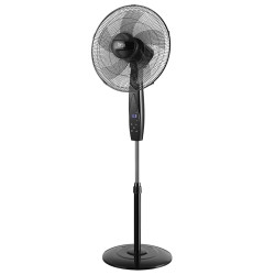 Ventilator Cu Picior Si Telecomanda Teesa Negru 50w Tsa8065