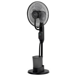 Ventilator Cu Picior Functie Pulverizare Apa Teesa 75w Negru Tsa8067