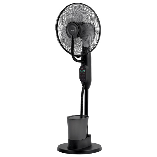 Ventilator Cu Picior Functie Pulverizare Apa Teesa 75w Negru Tsa8067