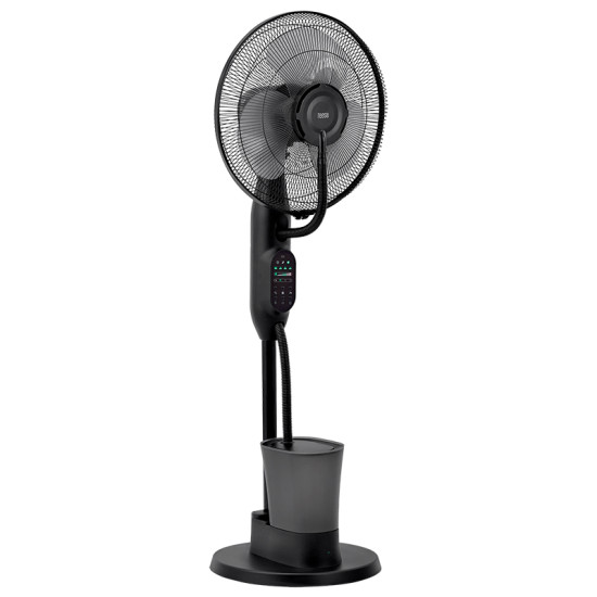 Ventilator Cu Picior Functie Pulverizare Apa Teesa 75w Negru Tsa8067