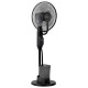 Ventilator Cu Picior Functie Pulverizare Apa Teesa 75w Negru Tsa8067