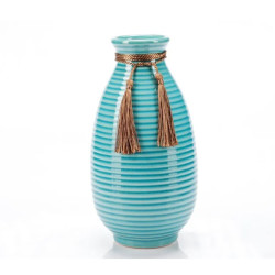 Vaza Albastru Din Ceramica 12x6x23cm Vaza Albastru Din Ceramica 12x6x23cm