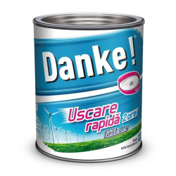 Vopsea Email Lemn / Metal Danke Uscare Rapida Int/ Ext Alb Mat 0.75 L