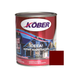 Vopsea Email Emalux Kolor Rosu Vin Ral3005 0.75l