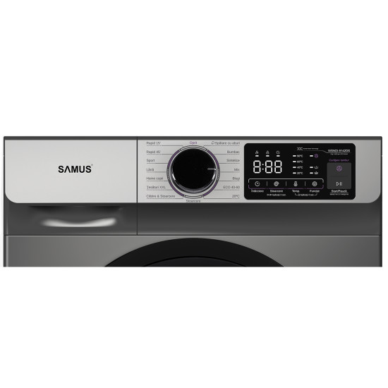 Masina De Spalat Rufe Samus Wsndi-9142ds 9kg 15 Programe 1400rpm Clasa A Gri