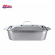 Tava Inox Cu Capac 36.5x22x7 Cm Zira