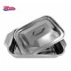 Tava Inox Cu Capac 36.5x22x7 Cm Zira