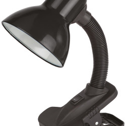 Lampa De Birou 60w Cu Clema Negru Avide Basic