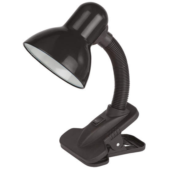 Lampa De Birou 60w Cu Clema Negru Avide Basic