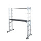 Schela Aluminiu Alx Mobila Pliabila O Podina  2x7 Trepte Inaltime Lucru 3.26m