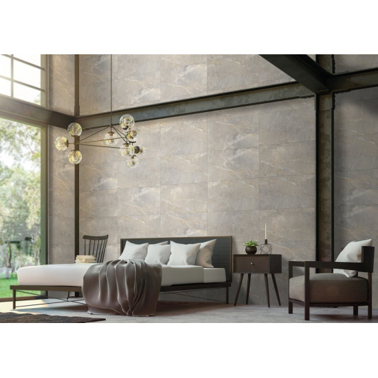 Gresie Portelanata Premier Alanya Grey Polished 120x60 Cm Rectificata Interior/exterior (1.44 Mp/cut)