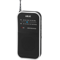 Radio Portabil Akai Apr-350 0.3w Negru