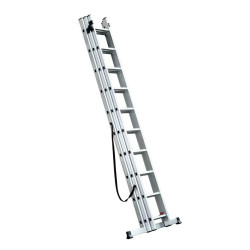 Scara Aluminiu Alx Adaptabila 3x8 Trepte Inaltime 4.88m 150 Kg