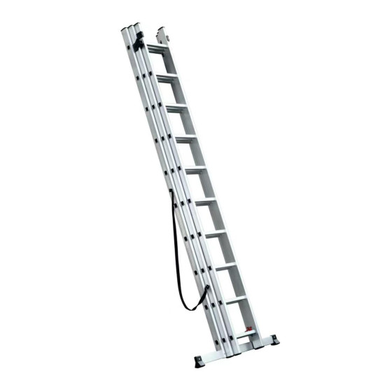 Scara Aluminiu Alx Adaptabila 3x10 Trepte Inaltime 6.5m 150 Kg