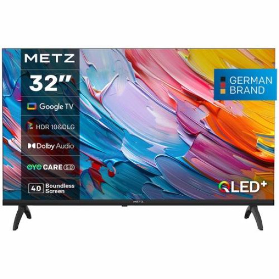 Televizor Smart Metz Qled 32mqf7000z, 80 Cm Smart Google Tv Hd Clasa E