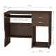 Birou Pc Skm-7 Ua Wenge 100x55x77 Cm