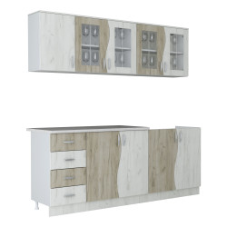 Bucatarie Cip S  2m Stejar K001-k002