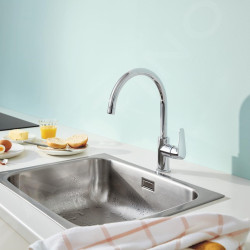 Baterie Bucatrie Grohe 31554001 Crom