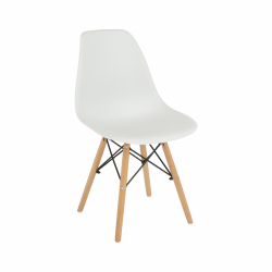 Scaun Bucatarie Alb/fag Cinkla 3 New