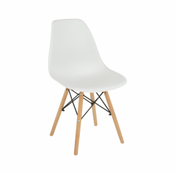 Scaun Bucatarie Alb/fag Cinkla 3 New