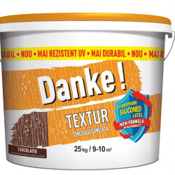Tencuiala Decorativa Danke Textur Ciocolatiu 25 Kg