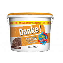 Tencuiala Decorativa Danke Textur Ciocolatiu 25 Kg
