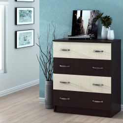 Comoda 4b Ro Wenge-mesteacan 72x39x85cm