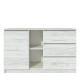 Comoda Mp3 Stejar K001 3 Sertare 130x44x80 Cm