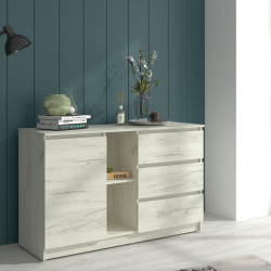 Comoda Mp3 Stejar K001 3 Sertare 130x44x80 Cm