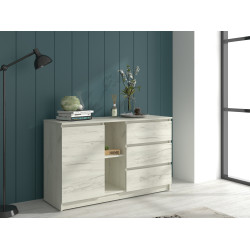 Comoda Mp3 Stejar K001 3 Sertare 130x44x80 Cm