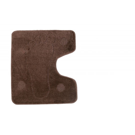 Set Covorase De Baie Mici 2 Piese Foot Maro 50x80 Cm Si 50x40 Cm