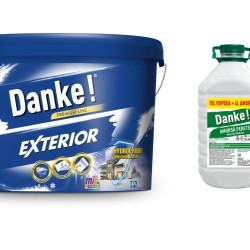 Vopsea Lavabila Danke Exterior Alb 15l + Amorsa Dk 4l Vopsea Lavabila Danke Exterior Alb 15l + Amorsa Dk 4l