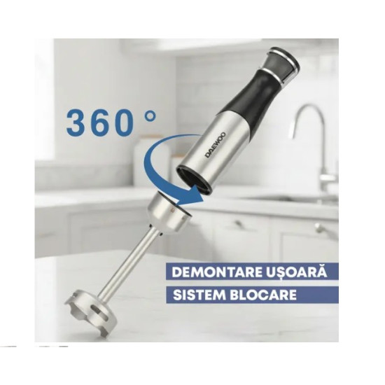 Mixer Vertical Daewoo Dhb100x 1000w Inox/negru