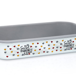 Tava Dreptunghiulara Emailata Clasica 32r Metalac