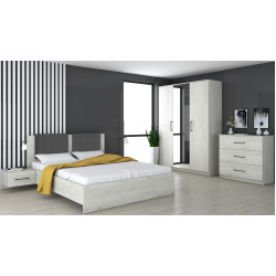 Dormitor Vera Ro Stejar Alb K001 160