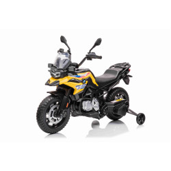 Motocicleta  Electrica Bmw F850gs Cu Baterie 12v Galben