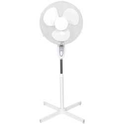 Ventilator Cu Picior 44w Cu Telecomanda Si Pulsare Entac Alb