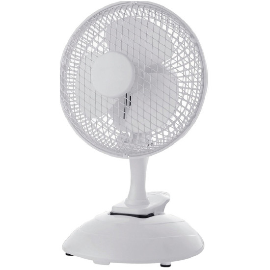 Ventilator De Birou Mini 17w Entac 2 Viteze 29cm Alb