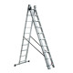 Scara Aluminiu Alx Adaptabila 3x10 Trepte Inaltime 6.5m 150 Kg